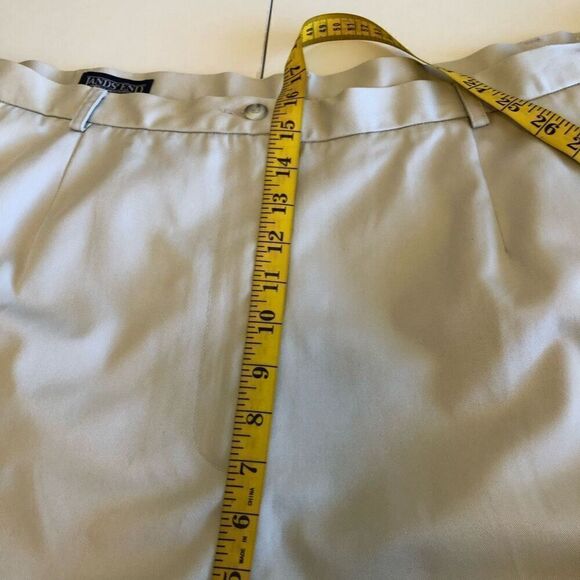 NEW Lands End Light Stone Normcore, Beigecore, Career Twill Pants Size 26W NWT - Picture 12 of 13